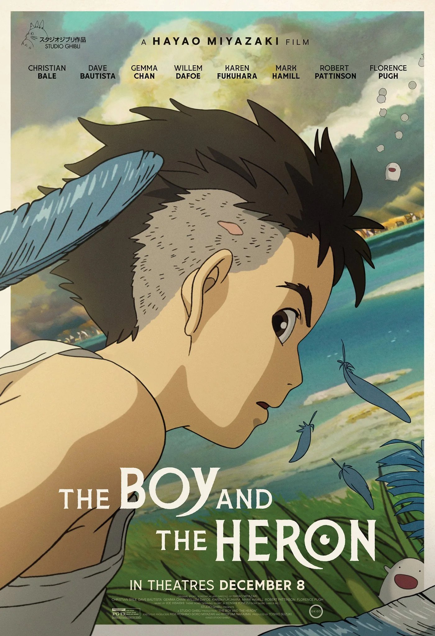 Showtime for The Boy and the Heron English Dubbed playing Dec