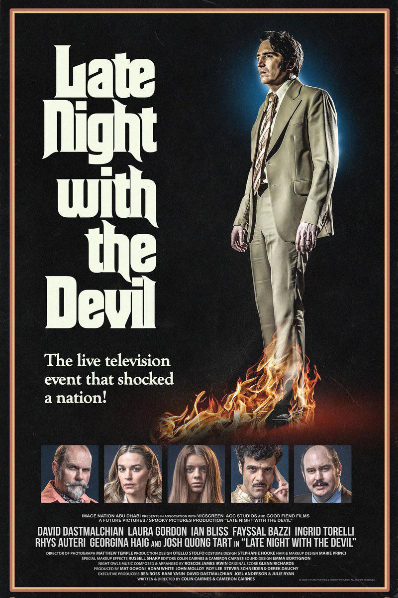 Showtime for Late Night with the Devil playing Apr 7th, 2024 at 7:00 PM ...