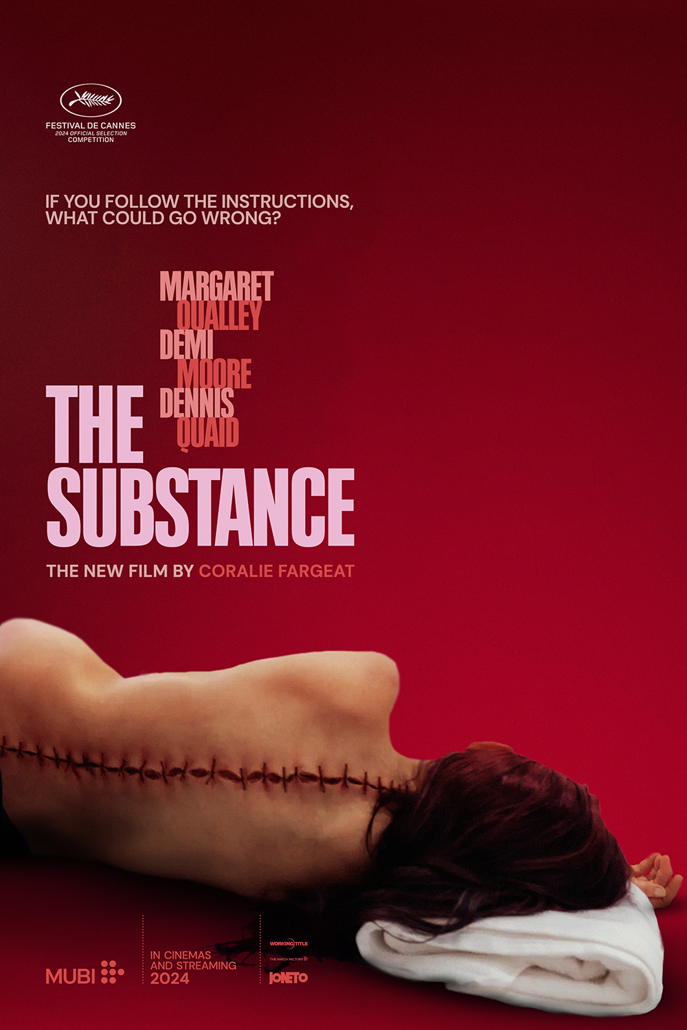 Showtime for The Substance playing Oct 6th, 2024 at 640 PM Playhouse